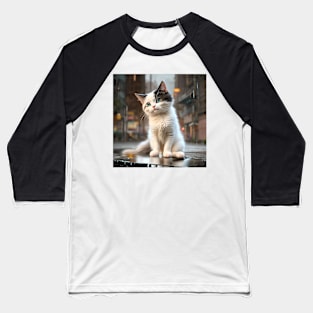 Cutest Kitten Cats Meme Ever Baseball T-Shirt